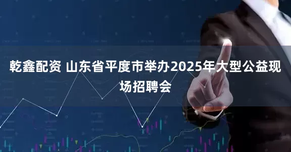 乾鑫配资 山东省平度市举办2025年大型公益现场招聘会